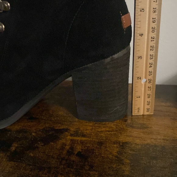 GOOD CONDITION DR SCHOLLS COZY LACE UP HEELED BOOTS size 11 FALL WINTER - Picture 2 of 10